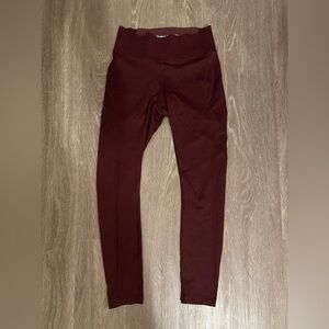 Outdoor Voices burgundy purple high waisted leggings